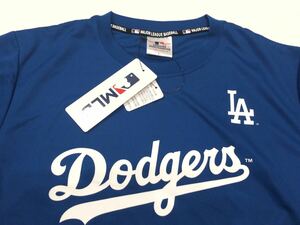 L サイズ　新品　ドジャース　半袖　Tシャツ メジャーリーグ 大谷 MLB公式 青　LAとロゴ