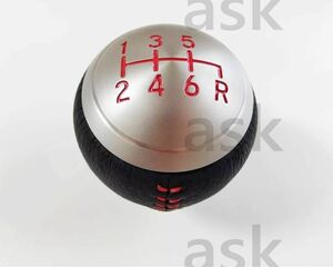 ★新品 Honda Civic Si 米国シビック用 シフトノブ　レザー *R159L* レッドステッチ 6速 MT USDM Genuine Shift Knob ホンダ 純正部品