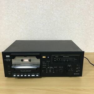 Sansui サンスイ 山水 SC-55 STEREO CASSETTE DECK ステレオ カセット デッキ オーディオ機器 通電のみ確認済み 5 シ 3