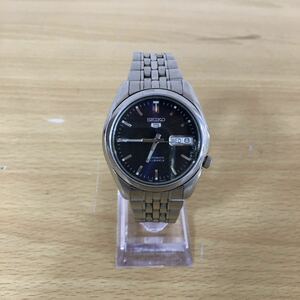 SEIKO セイコー 5 AUTOMATIC 21石 デイデイト表示 純正ベルト 7S26-01V0 AT 自動巻 メンズ 腕時計 時計 5 シ 4