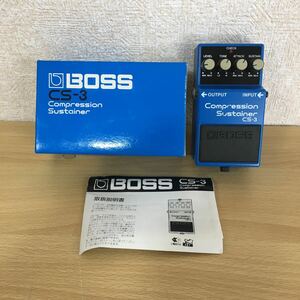 BOSS ボス CS-3 Compression Sustainer エフェクター コンプレッサー ギター器材 取説 箱付き 5 シ 70