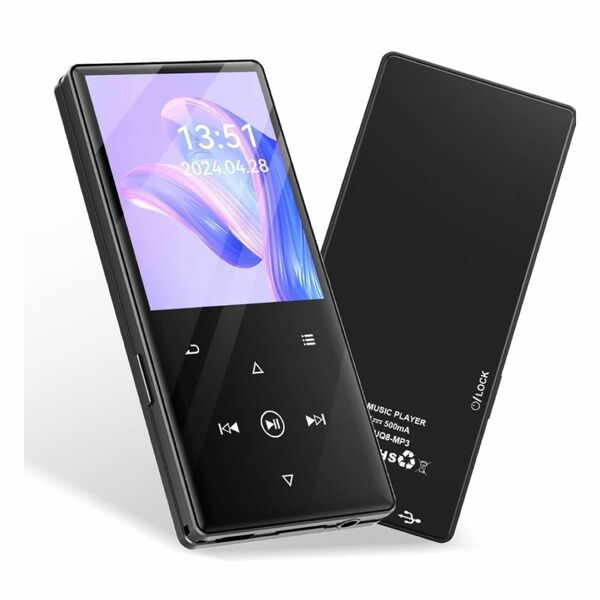 MP3プレーヤー Bluetooth HIFI 2.4インチ大画面 音楽プレーヤー