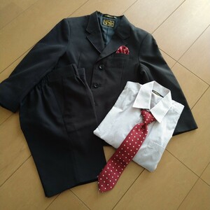 入学式 スーツ フォーマル 上下セット セットアップ 男の子 ネクタイ 120〜130.
