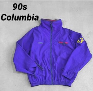 Columbia 90s コロンビア ナイロンジャケット ブルゾン 企業物