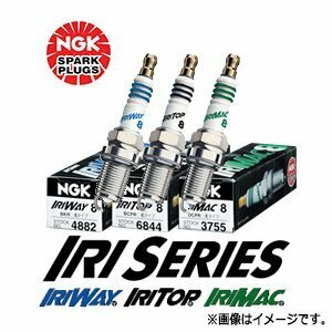 NGK イリシリーズプラグ IRIMAC 熱価8 1台分 3本セット キャロル [AA6PA, AA6RA] H2.3~H7.10 [F6A] (4バルブ) 660