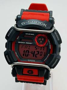 美品　動作　CASIO カシオ G-SHOCK GD-400 レッド クオーツ 腕時計 ジーショック