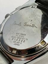 動作未確認　Paul Smith ポールスミス 0520-T002161 メンズ　腕時計 クオーツ アナログ クロノグラフ カレンダー ステンレススチール_画像4