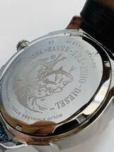 動作未確認　DIESEL ディーゼル DZ-1722 クォーツ 腕時計 デニム　箱　ブルー文字盤_画像5