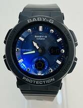 動作　CASIO カシオ Baby-G ベビージー BGA-250 アナデジ 電波ソーラー 腕時計 ブラック_画像2