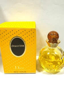 ●N81690:ディオール 香水 ドルチェヴィータ オードトワレ EDT フレグランス レディース 100ml Dior 中古