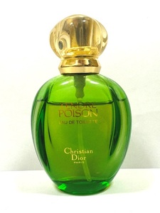 ●N81689:Christian Dior クリスチャンディオール POISON プワゾン 50ml EAU DE TOILETTE オードトワレ CD 香水　中古