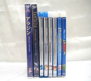 ◎K80772-2:ディズニー MovieNEX Blu-ray &DVD ブルーレイDVDセット 8点 おまとめ アナ雪ブルーレイ欠品 動作未確認 ジャンク 