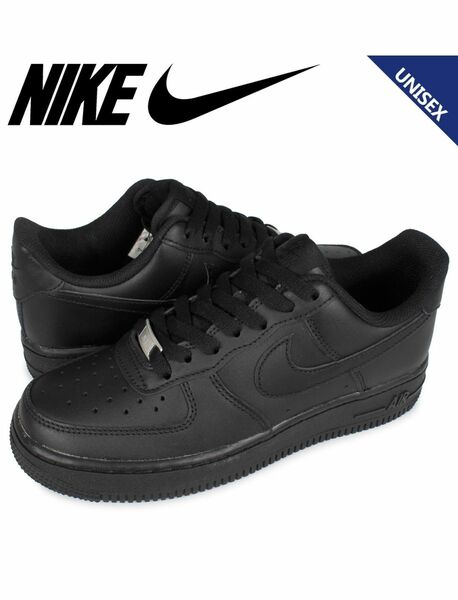 NIKE WMNS AIR FORCE 1 スニーカー メンズ レディース ブラック 黒 DD8959-001