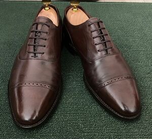 CHEANEY チーニー　ストレートチップシューズ　ダークブラウン　7ハーフ