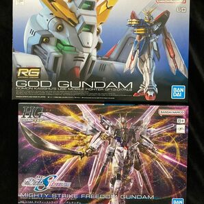 【新品未開封】 HG 1/144 マイティーストライクフリーダムガンダム RG ゴッドガンダム 機動戦士ガンダムSEED 