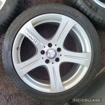 メルセデスベンツ CLS350/500/550 純正 18インチ 18X8.5JJ +28 +18 PCD112タイヤ付き4本セットミシュラン PILOT SPORT4　245/40R18_画像5