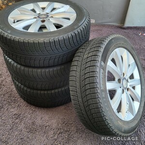 メルセデス ベンツ W246 Bクラス 純正 16in 6.5J +49 PCD112タイヤ付き4本セットミシュラン MICHELIN X-ICE 3+ 205/55R16