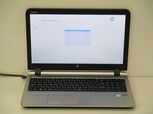 【1円スタート】hp ProBook 450 G3 2RA18PA#ABJ Core i5 6200U 2.3Ghz 8GB 15.6インチ OSなし