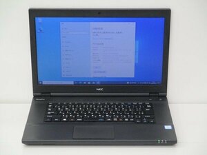 【1円スタート】NEC VKT16X-2 PC-VKT16XBXEUA2 Core i5 8250U 1.6Ghz 4GB 500GB(HDD) DVD-ROM 15.6インチ HD (1366×768) Win10 Pro 64bit