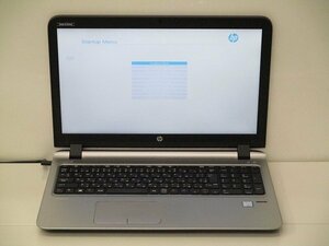 【1円スタート】hp ProBook 450 G3 2RA53PA#ABJ Core i5 6200U 2.3Ghz 4GB 15.6インチ OSなし