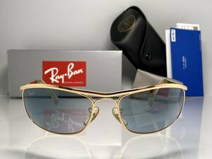 箱ケース付★RAY-BANレイバンOLYMPIANⅠDXオリンピアン1デラックス RB3119 001/46 GOLD/ライトブルー ワンデラ EASY RIDER復刻 サングラス