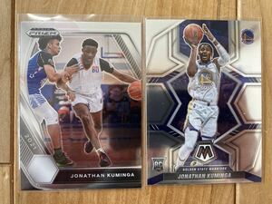 NBA PANINI JONATHAN KUMINGA GOLDEN STATE WARRIORS RC Rookie 2枚セット クミンガ MOSAIC PRIZM