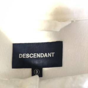 ディセンダント descendant オックスフォードシャツ サイズ3 ホワイトの画像3