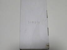 新品 未使用 SIMロック 解除済み SIMフリー Y!mobile Simply 603SI ダークブルー 4GLTE ガラケー 箱難あり_画像2