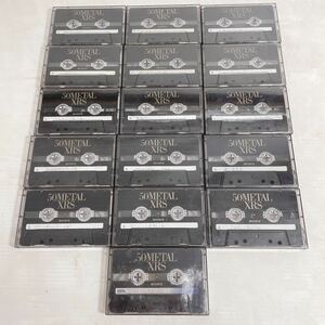 ◆まとめて15点 SONY 50METAL XRS メタルカセットテープ 中古品◆G6-I