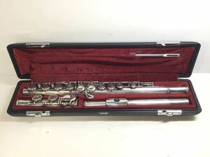 [K-2024]ヤマハ YFL-211S フルート★YAMAHA 木管楽器 吹奏楽 演奏☆ハードケース付き Flute 楽器♪売り切り 1円スタート!!