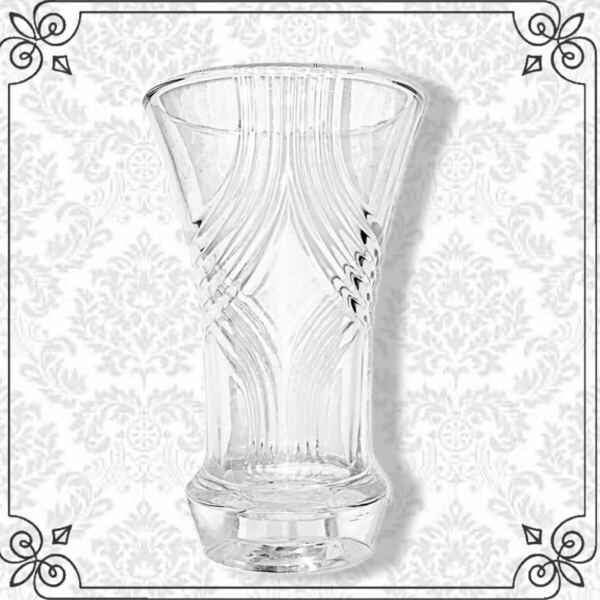 美品 【大きいサイズ ガラス花瓶】グランデュール フラワーベース 重厚 広口 上品 エレガント ゴージャス インテリア