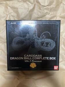  вскрыть settled Dragon Ball Carddas COMPLETE BOX Vol.1 Premium set