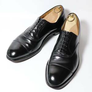 “美品/希少品” 1984年製 Allen Edmonds アレンエドモンズ Park Avenue パークアベニュー US9.5 D ストレートチップ ブラック 5615 旧ロゴ