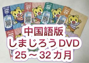 こどもちゃれんじ しまじろう ベネッセ 中国語版 中国語勉強　DVD 巧虎 7枚 