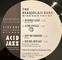 ■1990年 オリジナル US盤 The Beaujolais Band - Mind How You Go 12”LP JAZID LP24 Acid Jazz / Bill Withers / Ain't No Sunshine_画像3