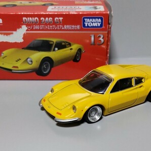 絶版 希少 1/61 プレミアム ディーノ 246 GT トミカ プレミアム発売記念仕様 改 フェラーリ 深リム BBS ローダウン カスタム 改造 (1/64)の画像10