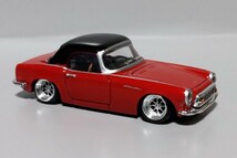 希少 レア 1/64 絶版 名車 コレクション ホンダ S600 AS285 改 深リム ワタナベ シャコタン カスタム 改造 旧車 スポーツ S500 S800_画像5