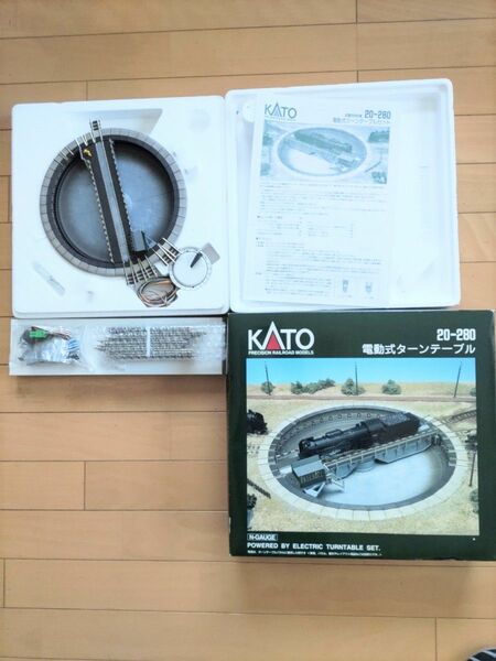 絶版新品未使用　KATO 20-280 電動式ターンテーブル　蒸気機関車機関区設備　KATO鉄道模型Ｎゲージ