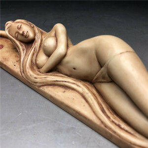 樹脂製　西洋彫り　女神　ヌード　デッサン人形　ポージング　女性　少女　フィギュア　美人　裸婦　