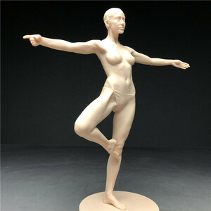 樹脂製　西洋彫り　女神　ヌード　デッサン人形　ポージング　女性　少女　フィギュア　美人　裸婦　仏像　重さ約98ｇ