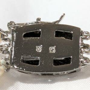 ☆TASAKI 田崎真珠☆ パール 真珠 バロックパール 5連ネックレス シルバー SILVER☆ 付属品 箱付き☆の画像5