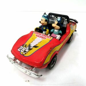 ヴィンテージ 東京ディズニーランド グランドサーキット レースウェイ ブリキ製 ゴーカート オープンカー ミッキー/ミニー