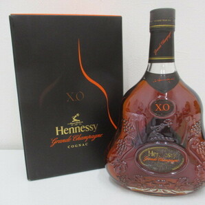 2678A 【古酒】 HENNESSY ヘネシー XO グランド シャンパーニュ 50th 50周年記念ボトル ブランデー 700ml 40% 未開栓 箱付の画像1