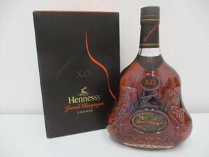 2678A　【古酒】 HENNESSY ヘネシー XO グランド シャンパーニュ 50th 50周年記念ボトル ブランデー 700ml 40% 未開栓 箱付