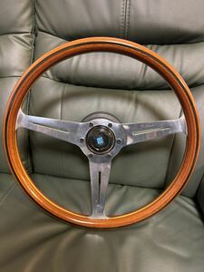  Nardi classic NARDI 36.5φ wooden steering wheel USED