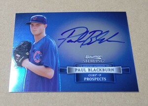 2012 Topps Bowman Sterling Paul Blackburn auto 直筆サイン