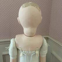 ビスクドール 風 粘土（ラドール）製人形 リプロ 粘土ヘッド+布ボディ 全高約70cm_画像7