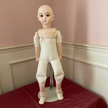 ビスクドール 風 粘土（ラドール）製人形 リプロ 粘土ヘッド+布ボディ 全高約70cm_画像1