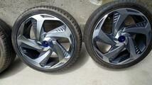 美品！ トヨタ 50 プリウス モデリスタ センターキャップ 18インチ Hankook ventasV12evo2 215/40/R18 17年製 9部山 ハンコック_画像2