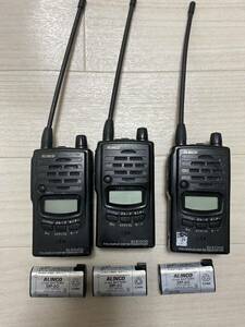  operation goods ok special small electric power transceiver ALINCO DJ-R100D 3 pcs together sell 